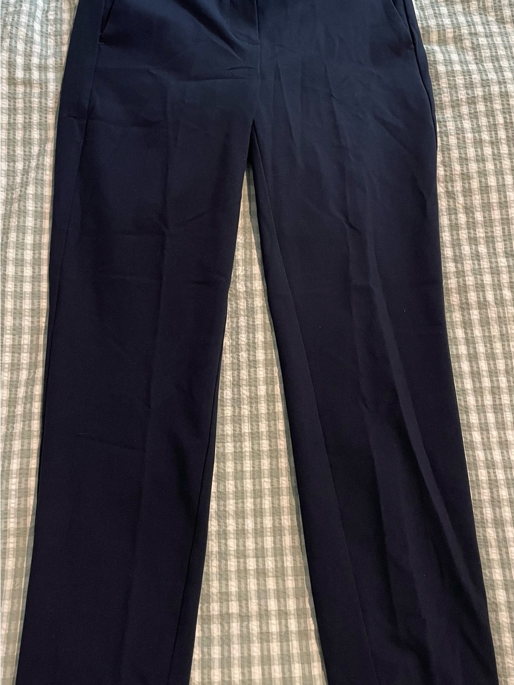 J. Crew Navy Straight-Leg Dress Pants